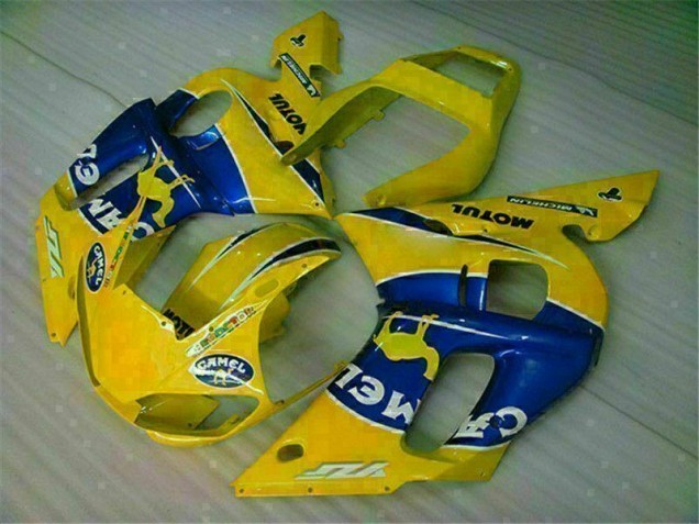 Amarillo Azul ABS Kits Carenado Moto Yamaha R6 98-02