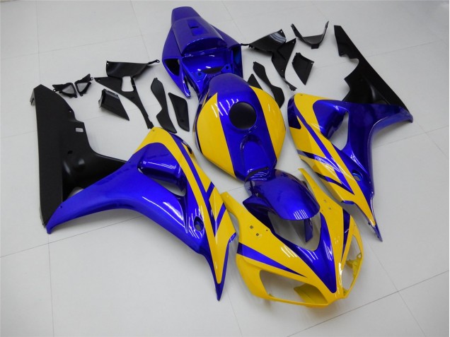 Amarillo Azul Carenado Moto Honda CBR 1000 RR 06-07