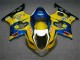 Amarillo Azul Carenado Moto Suzuki GSXR 1000 K3 03-04