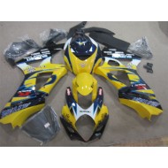 Amarillo Azul Carenado Moto Suzuki GSXR 1000 K7 07-08