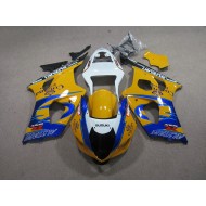 Amarillo Azul Corona Extra Carenado Moto Suzuki GSXR 1000 K3 03-04