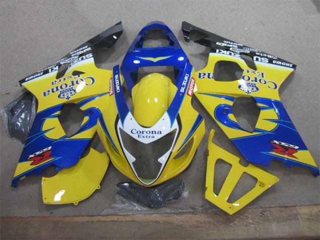 Amarillo Azul Corona Extra Kit Carenado Moto Suzuki GSXR 600 K4 04-05