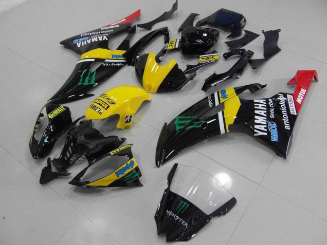 Amarillo Monster Kits ABS Carenado Motocicleta Yamaha R6 08-16