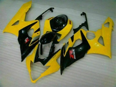 Amarillo Negro Kit Completo Carenado Moto Suzuki GSXR 1000 K5 05-06