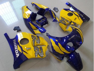 Azul Amarillo Carenado Moto Honda CBR 250 RR MC22 91-98