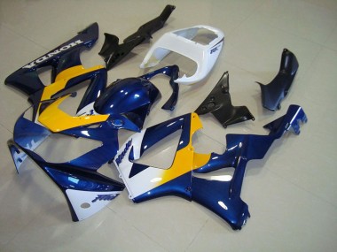 Azul Amarillo Carenado Moto Honda CBR 900 RR 929 00-01