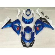 Azul Blanco ABS Kits Carenado Moto Suzuki GSXR 1000 K9 09-16