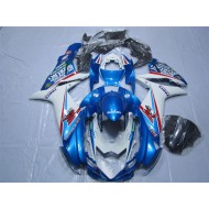 Azul Blanco Carenado Moto Suzuki GSXR 600 K11 11-21