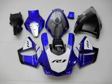 Azul Blanco Carenado Moto Yamaha R1 15-19