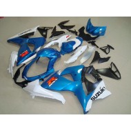 Azul & Blanco Estilo OEM Carenados Moto Suzuki GSXR 1000 K9 09-16