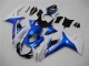 Azul Blanco Kit Completo Carenado Moto Suzuki GSXR 600 / 750 K11 11-21