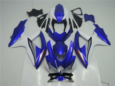 Azul Blanco Kit Completo Carenado Moto Suzuki GSXR 600 / 750 K8 08-10