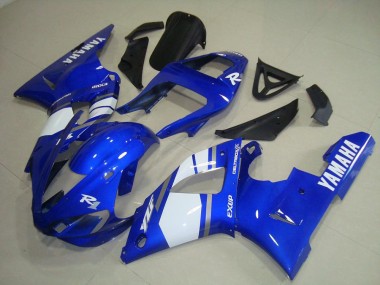 Azul Blanco Kits ABS Carenado Motocicleta Yamaha R1 00-01