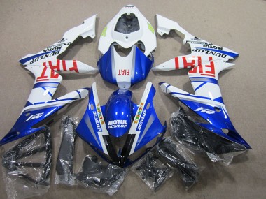 Azul Blanco Motul Fiat Kit Carenado ABS Completo Yamaha R1 04-06