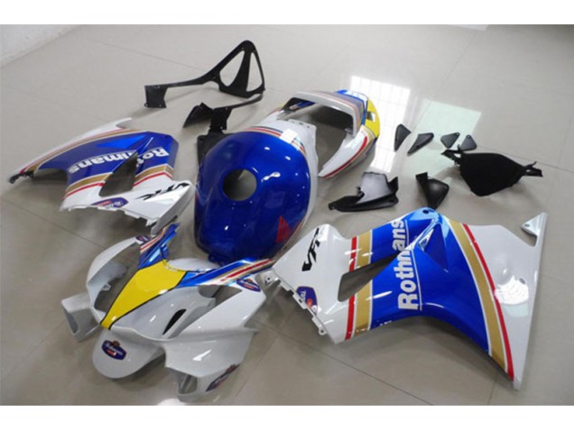 Azul Blanco Rothmans Carenado Moto Honda VFR 800 02-13