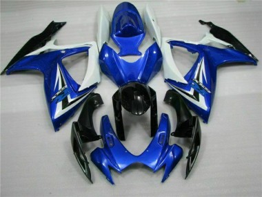 Azul Carrocería Motocicletas Suzuki GSXR 600 / 750 K6 06-07