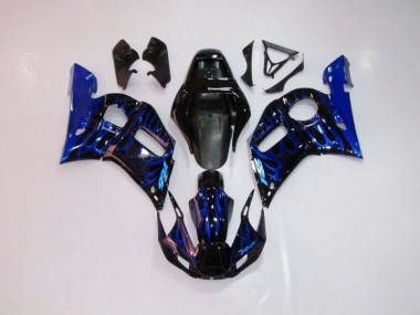 Azul Llama Carenado Moto Yamaha R6 98-02