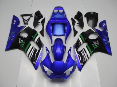 Azul Monster Carenado Moto Yamaha R6 98-02