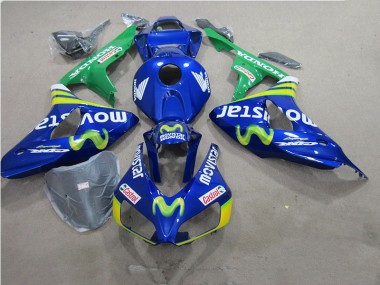 Azul Movistar Castrol Carenado Moto Honda CBR 1000 RR 06-07