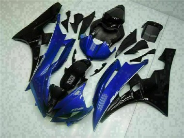 Azul Negro ABS Moto Plástica Yamaha R6 06-07