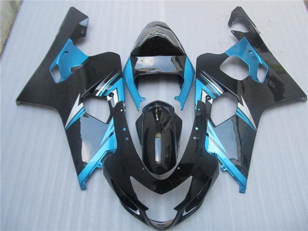 Azul Negro ABS Moto Plástico Suzuki GSXR 600 / 750 K4 04-05