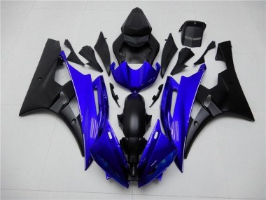 Azul Negro Kit ABS Carenado Motocicleta Yamaha R6 06-07