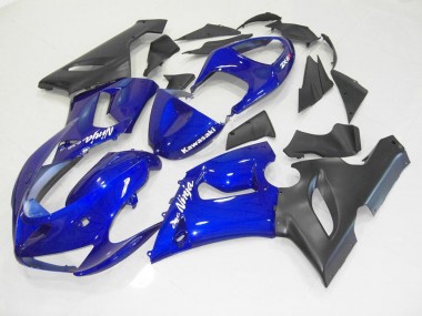 Azul Negro Kit Carenado Moto Kawasaki ZX6R 05-06