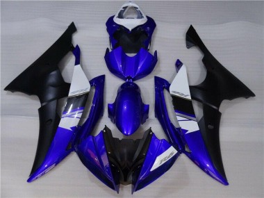 Azul Negro Kit Completo Carenado Moto Yamaha R6 08-16