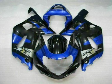 Azul Negro Kits Completo Carenado Moto ABS Suzuki GSXR 600 / 750 K1 K2 K3 01-03