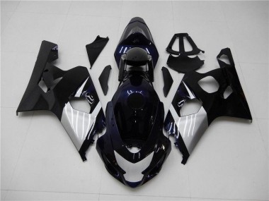 Azul Plata Carenado Moto Suzuki GSXR 600 / 750 K4 04-05