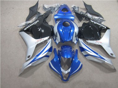 Azul Plata Negro Carenado Moto Honda CBR 600 RR 09-12