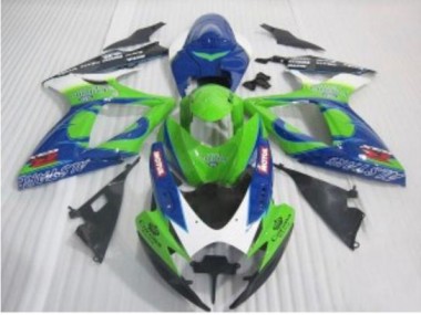 Azul Verde Carenado Moto Suzuki GSXR 600 / 750 K6 06-07