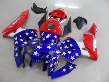 Bandera de Estados Unidos Carenado Moto Honda CBR 600 RR 05-06