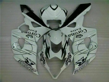 Blanco ABS Moto Plástico Suzuki GSXR 1000 K5 05-06