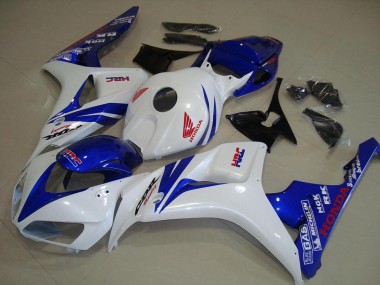 Blanco & Azul Carenado Moto Honda CBR 1000 RR 06-07