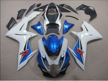 Blanco Azul Carenado Moto Suzuki GSXR 600 K11 11-21