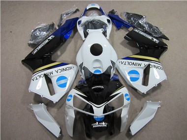 Blanco Azul Konica Minolta Kits Completo Carenado Moto Honda CBR 600 RR 05-06