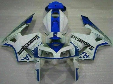 Blanco Azul Moto Plástica Honda CBR 600 RR 05-06