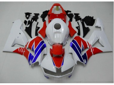 Blanco Azul Rojo Carenado Moto Honda CBR 600 RR 13-21