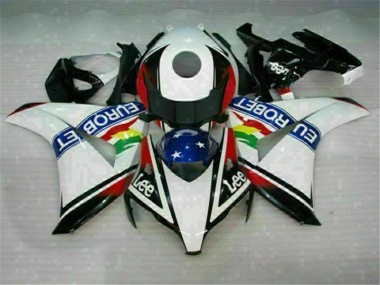 Blanco Azul Rojo Eurobet Lee Carenado Moto Honda CBR 1000 RR 08-11