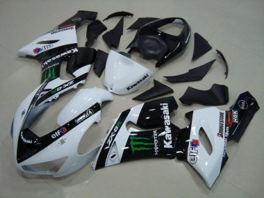 Blanco Monster Carenado Moto Kawasaki ZX6R 05-06