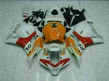 Blanco Naranja Repsol Carenado Moto Honda CBR 600 RR 09-12