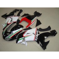 Blanco & Negro Carenado Moto Kawasaki ZX10R 06-07