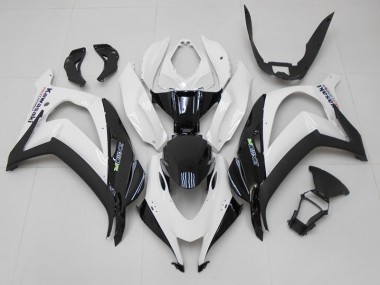 Blanco Negro Carenado Moto Kawasaki ZX10R 16-19