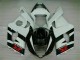 Blanco Negro Moto Plástica Suzuki GSXR 1000 K3 03-04