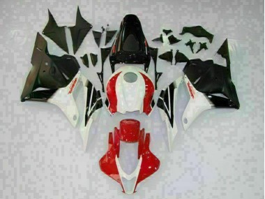 Blanco Negro Rojo Carenado Moto Honda CBR 600 RR 09-12