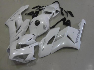 Blanco con Plata Calcomanías Carenado Moto Honda CBR 1000 RR 06-07