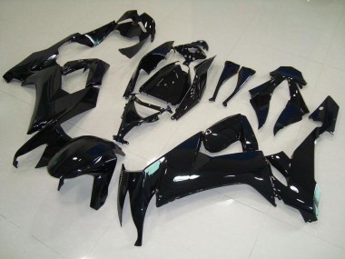 Brillante Negro ABS Moto Plástico Kawasaki ZX10R 08-10