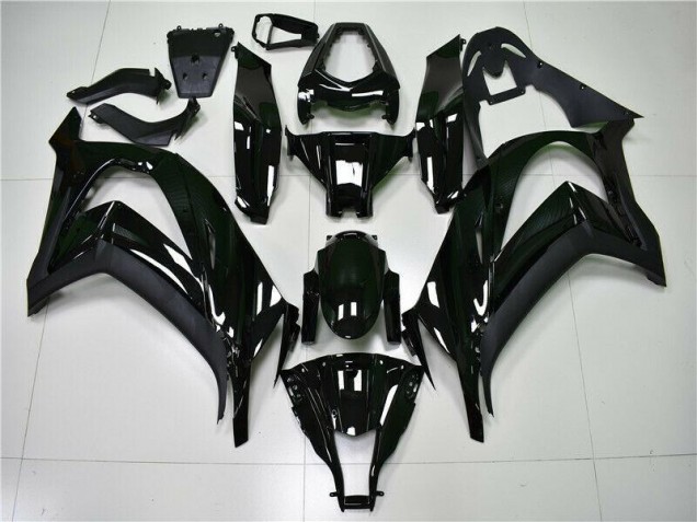 Brillante Negro Carenado Moto Kawasaki ZX10R 11-15