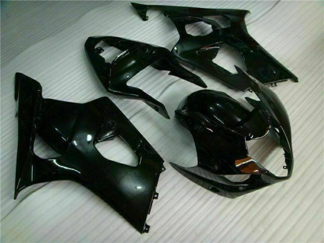 Brillante Negro Inyección Kits Carenado Moto Suzuki GSXR 1000 K3 03-04